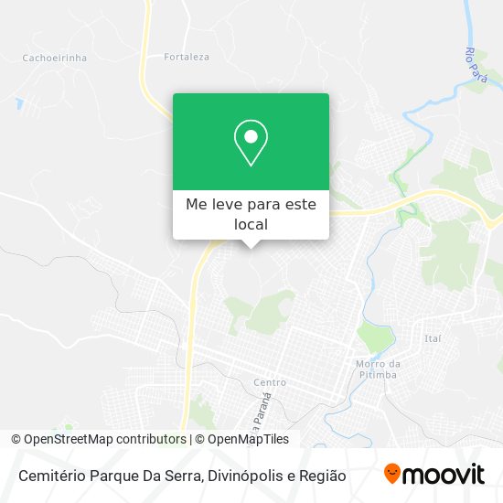 Cemitério Parque Da Serra mapa