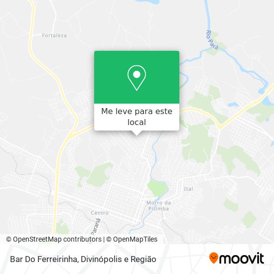 Bar Do Ferreirinha mapa