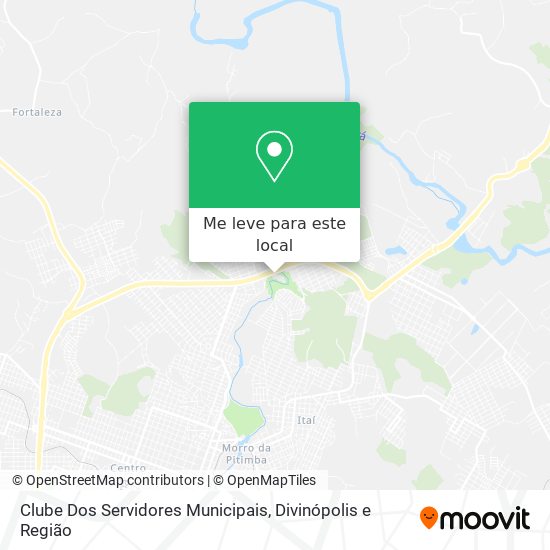 Clube Dos Servidores Municipais mapa