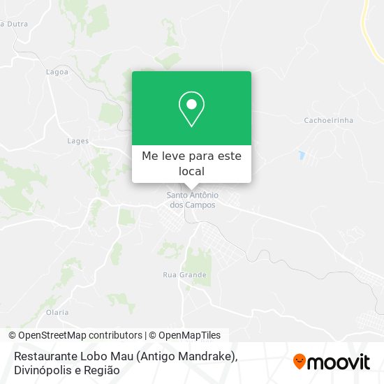 Restaurante Lobo Mau (Antigo Mandrake) mapa