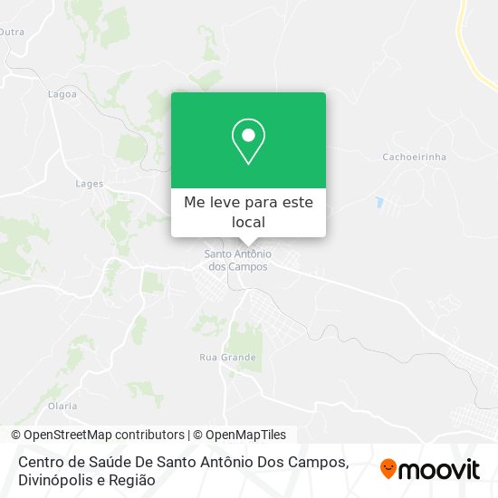 Centro de Saúde De Santo Antônio Dos Campos mapa