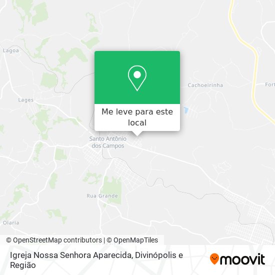 Igreja Nossa Senhora Aparecida mapa
