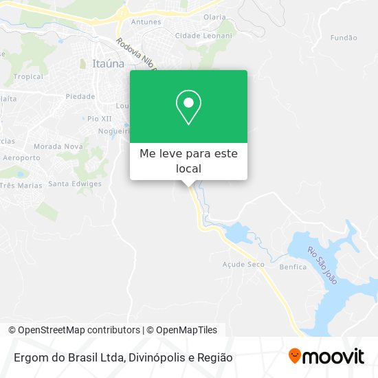 Ergom do Brasil Ltda mapa