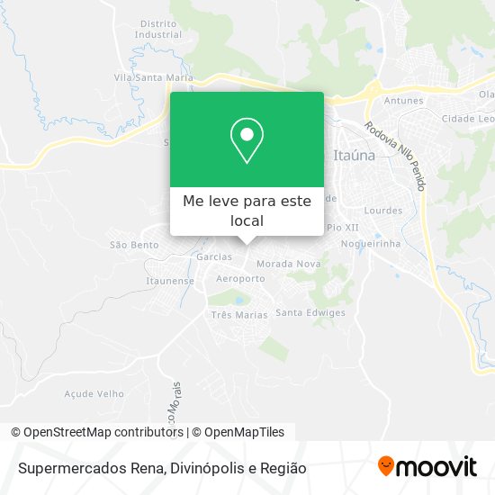 Supermercados Rena mapa