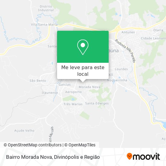 Bairro Morada Nova mapa