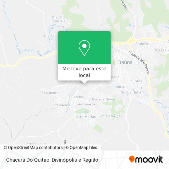 Chacara Do Quitao mapa