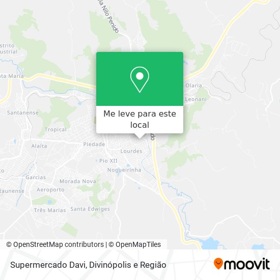 Supermercado Davi mapa