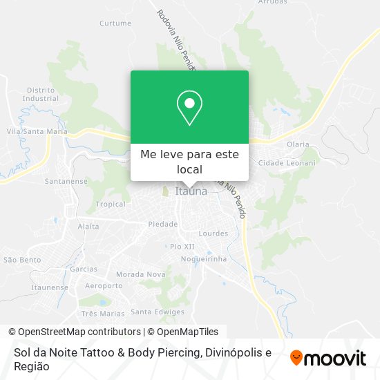 Sol da Noite Tattoo & Body Piercing mapa