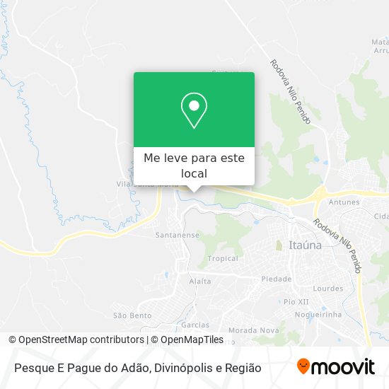 Pesque E Pague do Adão mapa