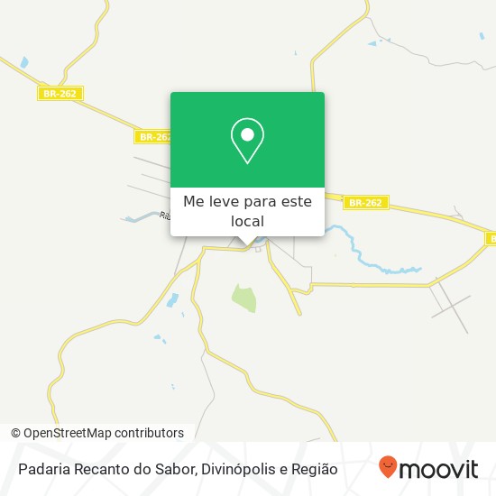 Padaria Recanto do Sabor mapa