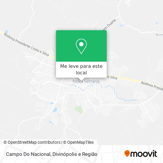 Campo Do Nacional mapa