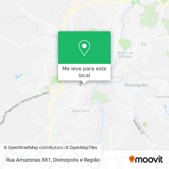 Rua Amazonas 881 mapa