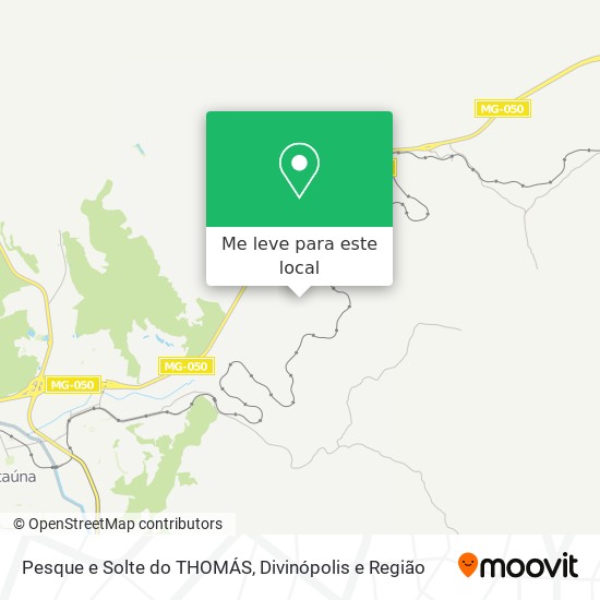 Pesque e Solte do THOMÁS mapa