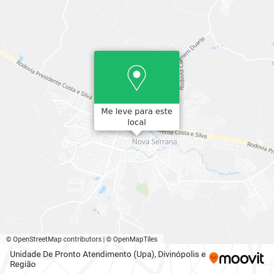 Unidade De Pronto Atendimento (Upa) mapa