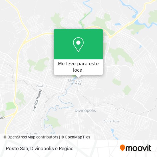 Posto Sap mapa