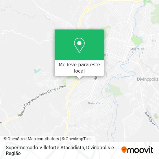 Supermercado Villeforte Atacadista mapa