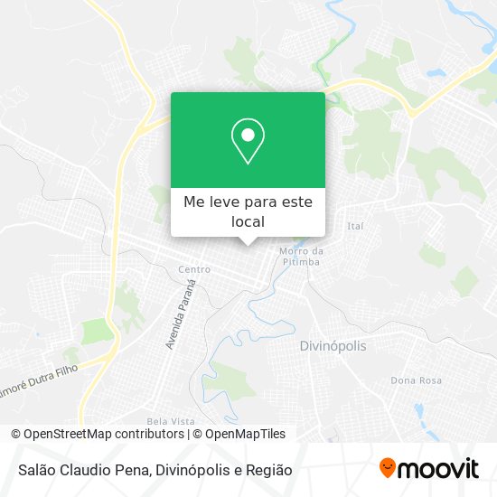 Salão Claudio Pena mapa