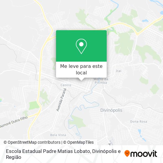 Escola Estadual Padre Matias Lobato mapa