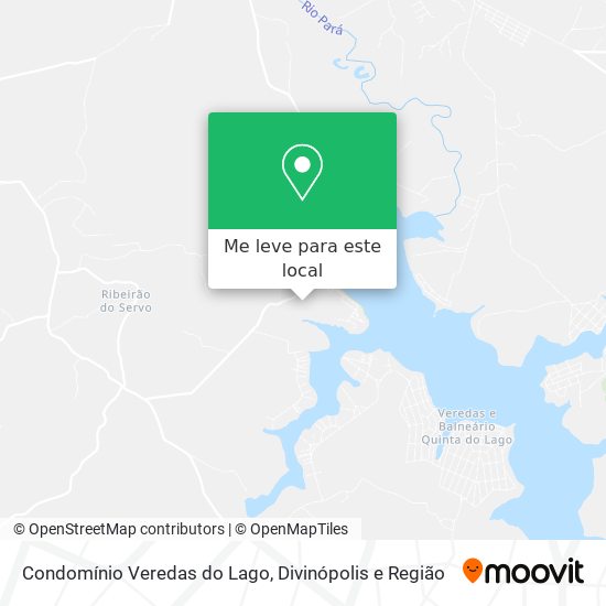 Condomínio Veredas do Lago mapa