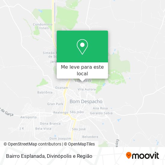Bairro Esplanada mapa