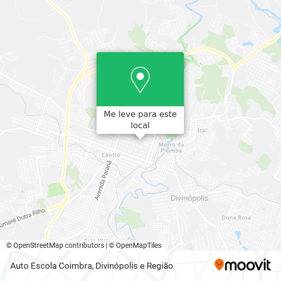 Auto Escola Coimbra mapa