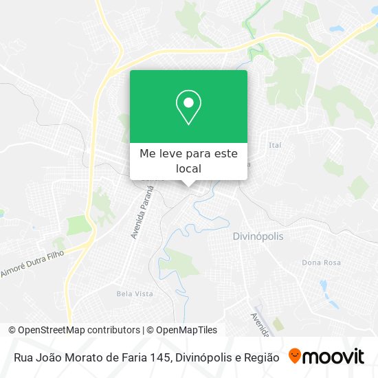 Rua João Morato de Faria 145 mapa