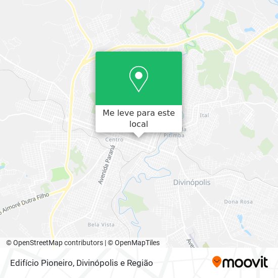 Edifício Pioneiro mapa