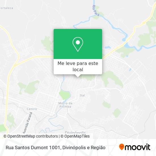 Rua Santos Dumont 1001 mapa