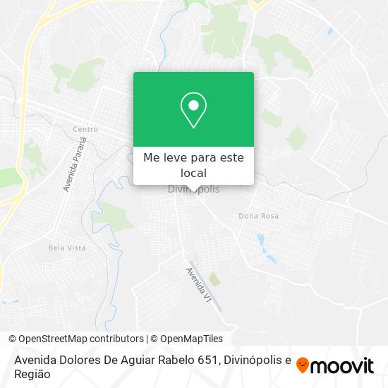 Avenida Dolores De Aguiar Rabelo 651 mapa