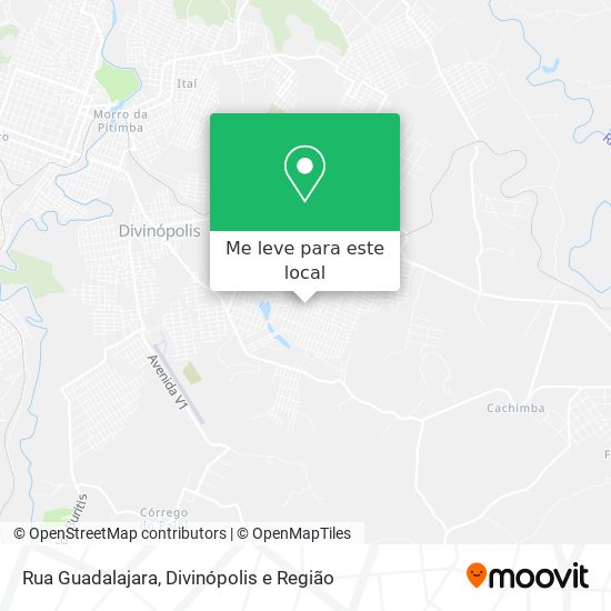 Rua Guadalajara mapa