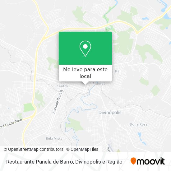 Restaurante Panela de Barro mapa