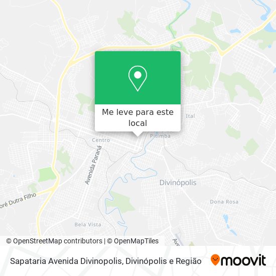 Sapataria Avenida Divinopolis mapa