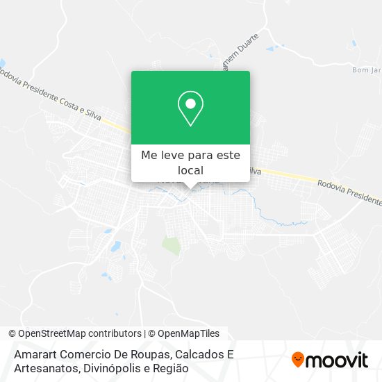 Amarart Comercio De Roupas, Calcados E Artesanatos mapa