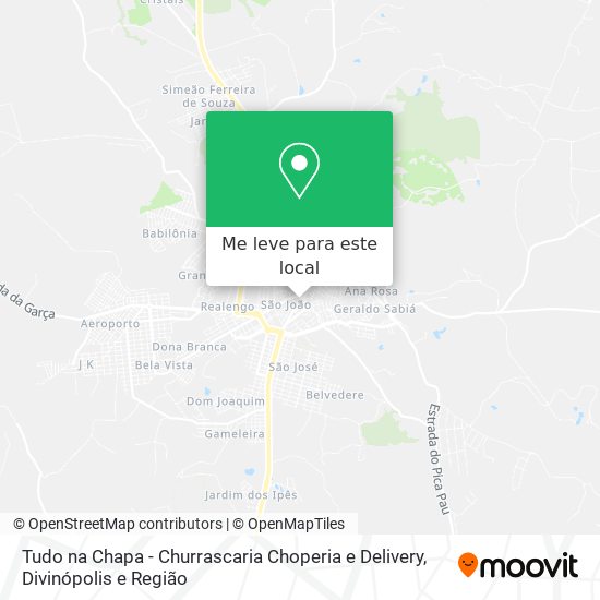 Tudo na Chapa - Churrascaria Choperia e Delivery mapa