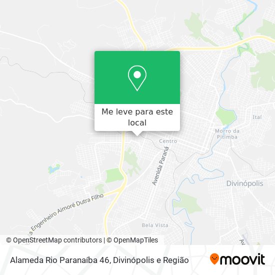 Alameda Rio Paranaíba 46 mapa
