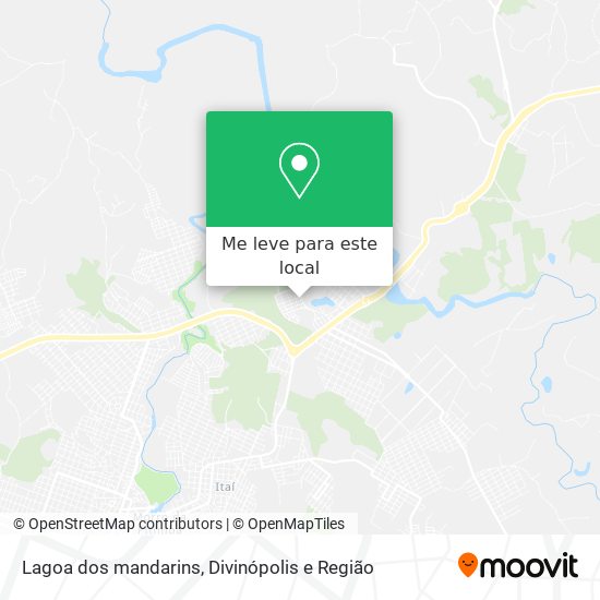 Lagoa dos mandarins mapa