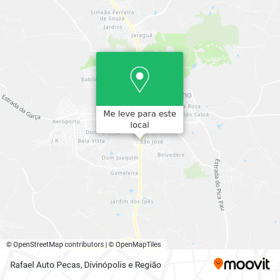 Rafael Auto Pecas mapa