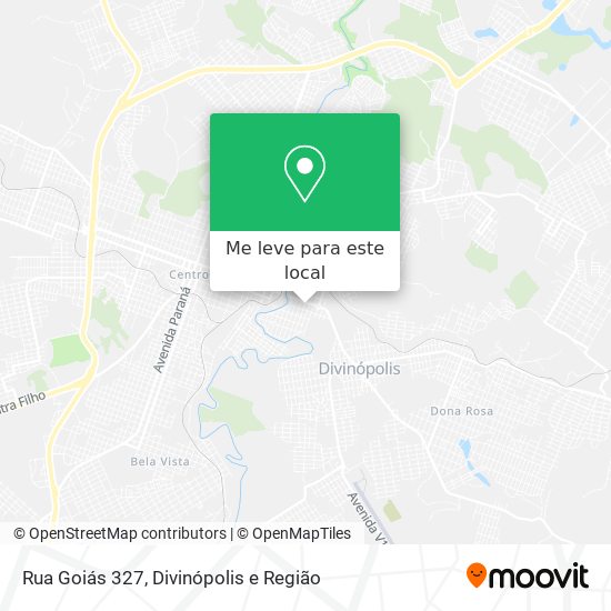 Rua Goiás 327 mapa