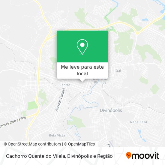 Cachorro Quente  do Vilela mapa