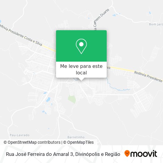 Rua José Ferreira do Amaral 3 mapa