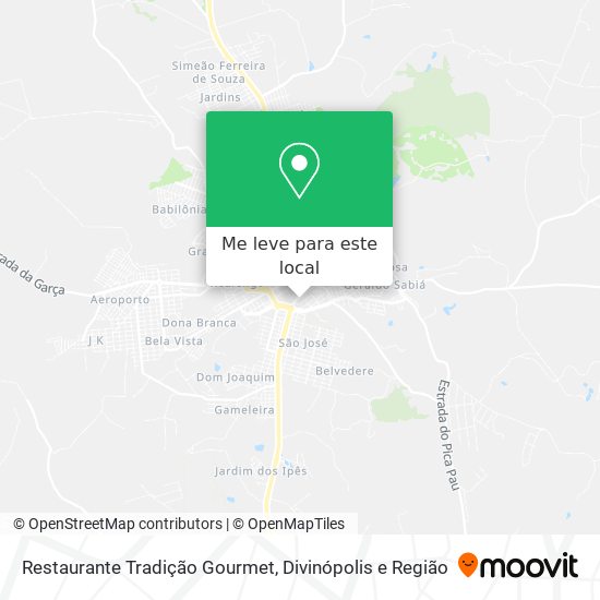 Restaurante Tradição Gourmet mapa