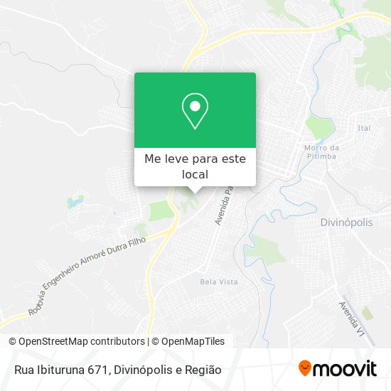 Rua Ibituruna 671 mapa