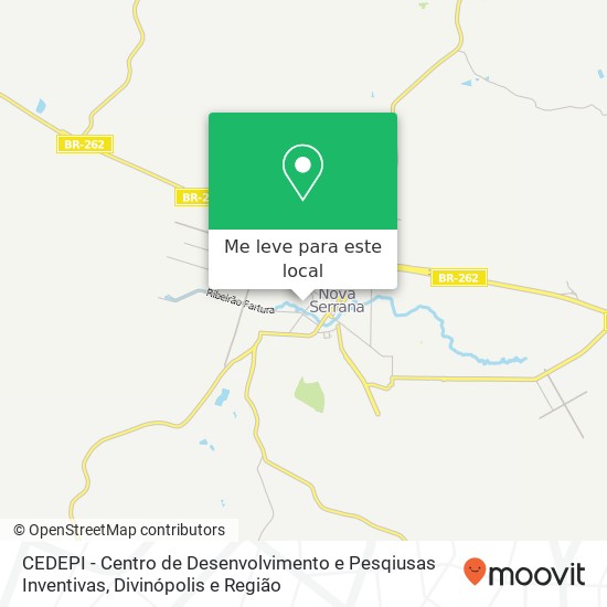 CEDEPI - Centro de Desenvolvimento e Pesqiusas Inventivas mapa