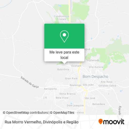 Rua Morro Vermelho mapa