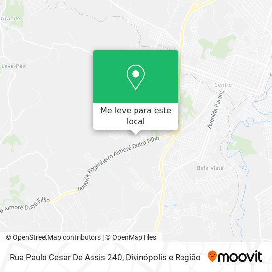 Rua Paulo Cesar De Assis 240 mapa