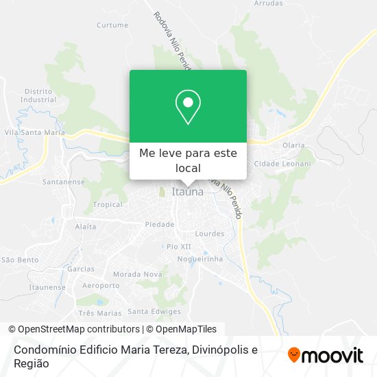 Condomínio Edificio Maria Tereza mapa