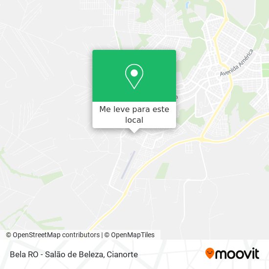 Bela RO - Salão de Beleza mapa