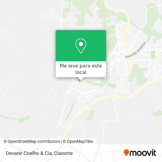 Devanir Coelho & Cia mapa