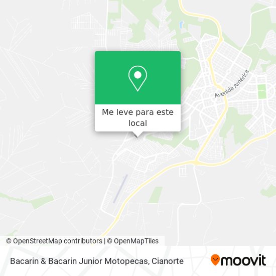 Bacarin & Bacarin Junior Motopecas mapa