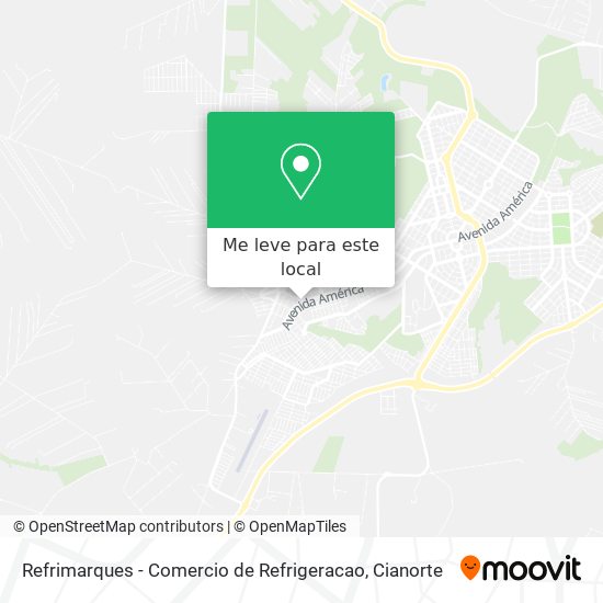 Refrimarques - Comercio de Refrigeracao mapa